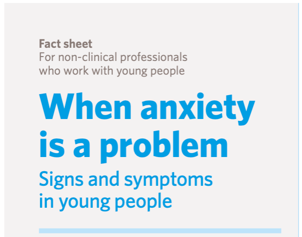 When Anxiety is a problem