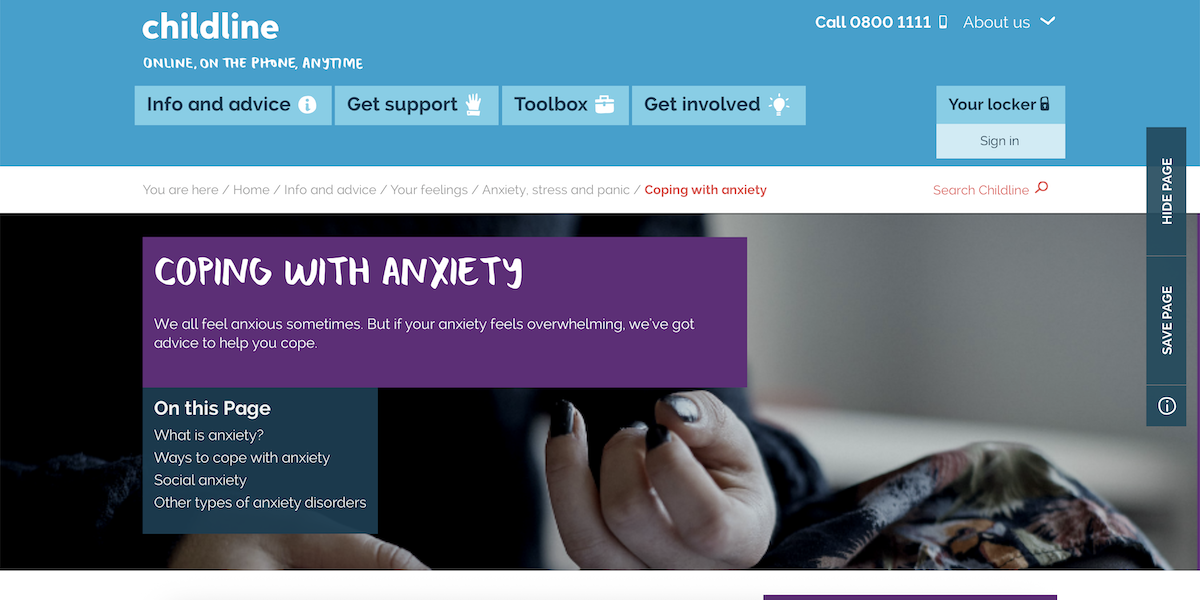 What is Anxiety? - Childline