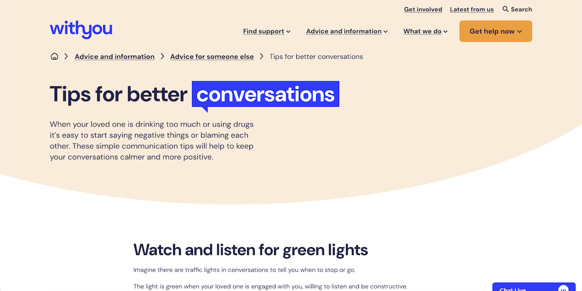 Tips for better conversations